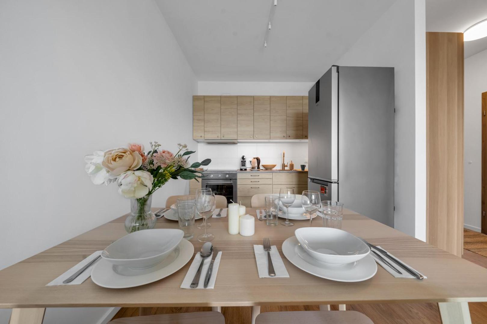 Apartment Praga - Workspace, Balcony And Parking By Rentujemy