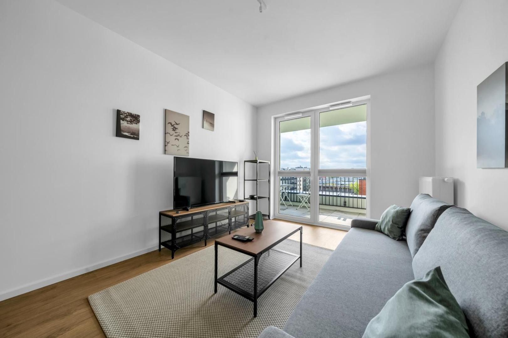 Apartment Praga - Workspace, Balcony And Parking By Rentujemy Warsaw